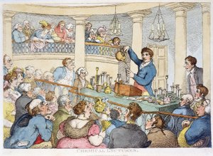 Lezioni di chimica, c 1810 da Unbekannt Unbekannt