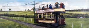 Treno elettrico delle Burton & Ashby Light Railways da Unbekannt Unbekannt