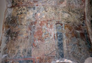 Affresco nella chiesa di Michele Arcangelo, Kantanos, Creta, Grecia da Unbekannt Unbekannt