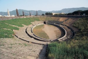 Italia, Regione Campania, Pompei, anfiteatro