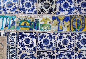 Decorazione di piastrelle in maiolica (XVII secolo), Patriarcato Armeno di Gerusalemme, Città Vecchia di Gerusalemme (Lista del Patrimonio Mondiale dell