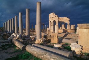 Mercato di Leptis Magna da Unbekannt Unbekannt