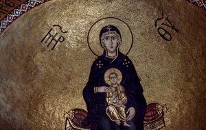 Mosaico della Vergine Maria dall