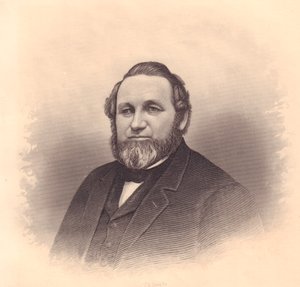 Ritratto di Abel Minard, incisione di F E Jones da ladies