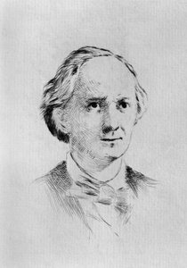 Ritratto di Charles Pierre Baudelaire (1821-1867), poeta, saggista, critico d
