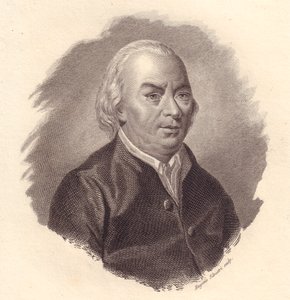 Ritratto del poeta italiano Gian Carlo Passeroni (1713-1803), incisione su rame di Eugenio Silvestri da Unbekannt Unbekannt
