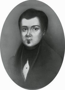 Ritratto di Jacopo Ruffini (1805-1833), medico e patriota italiano, incisione da Unbekannt Unbekannt