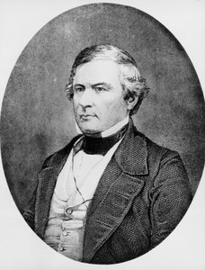 Ritratto di Millard Fillmore, avvocato e politico americano, 13º Presidente degli Stati Uniti, incisione da dagherrotipo di Mathew Brady da Unbekannt Unbekannt