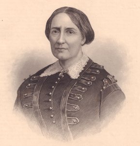 Ritratto di Teresa Cristina di Borbone-Due Sicilie, Imperatrice del Brasile (1822-1889), incisione di William Wellstood (1819-1900), circa 1870