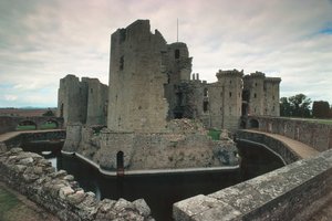Castello di Raglan, Monmouthshire, Galles del Sud, Regno Unito