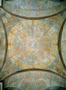 Scene della vita di Gesù, affresco della volta a crociera, Cattedrale di Braunschweig, Germania da Unbekannt Unbekannt