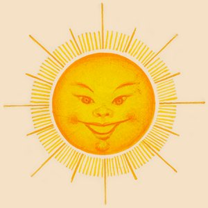 Sole sorridente, disegno