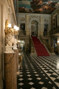 La Sala Dipinta, Chatsworth House, Derbyshire da Unbekannt Unbekannt