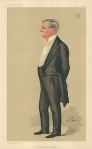 Sir Andrew Barclay Walker, 7 giugno 1890, caricatura di Vanity Fair da Liborio Prosperi