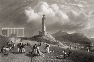 Monumento a Nelson, Calton Hill, Edimburgo, da 
