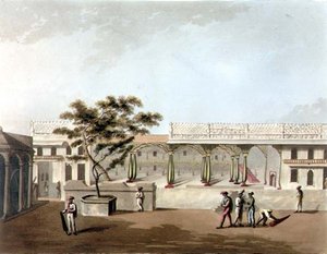 Fronte nord del Palazzo di Tippoo, Bangalore, tavola 9 da 