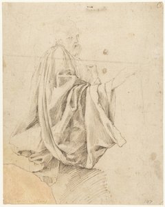Studio per una figura inginocchiata