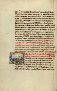 Iniziale C: Truppe che caricano provviste su una nave da Lieven van Lathem