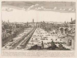 Foro Romano da Prospectus Locurum Urbis Romae Insignium da Lievin Cruyl