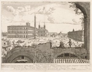 San Giovanni in Laterano da Prospectus Locurum Urbis Romae Insignium da Lievin Cruyl