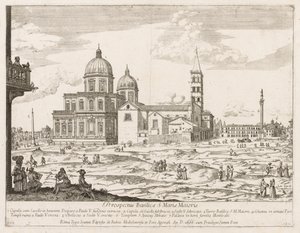 Santa Maria Maggiore da Prospectus Locurum Urbis Romae Insignium da Lievin Cruyl
