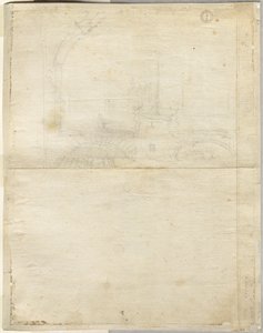 Schizzo per San Giovanni in Laterano (verso) da Lievin Cruyl