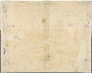 Schizzi di finestre e pilastri del piano attico del Collegio di Propaganda Fide verso, XVI secolo da Lievin Cruyl