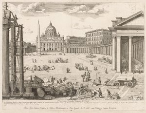 Basilica di San Pietro da Prospectus Locurum Urbis Romae Insignium da Lievin Cruyl