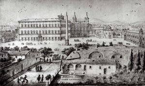 Veduta del Laterano, Roma da Lievin Cruyl