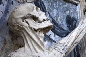 Scorticato, o lo scheletro (dettaglio) da Ligier Richier
