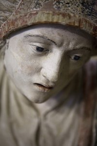 Santa donna con cuffia