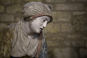 Santa donna con cuffia da Ligier Richier