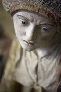 Santa donna con un cappellino da Ligier Richier