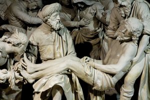 La sepoltura e lo svenimento della Vergine da Ligier Richier