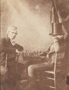 I giocatori di scacchi, ca. 1845 da Likely by Antoine François Jean Claudet.