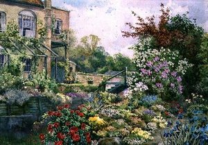 Un ruscello nel giardino roccioso di Sir George Darwin da Lilian Stannard
