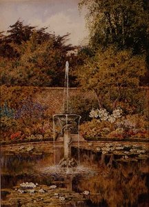 Un vecchio giardino acquatico