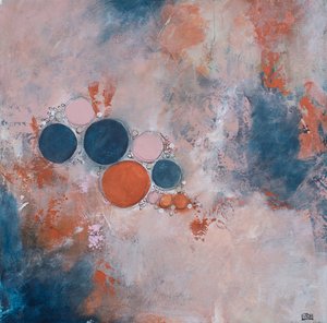 Composizione floreale "Gentle Circle"