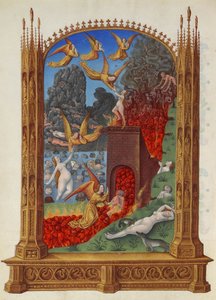 Le anime purificate in Purgatorio Les Très Riches Heures du duc de Berry