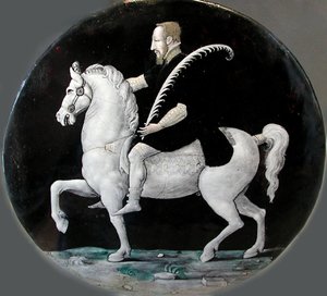 Re Enrico II di Francia a cavallo