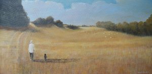 Passeggiata con il cane, Holwell da Lincoln Seligman