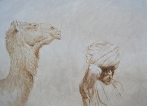 Rabari che Conduce un Cammello da Lincoln Seligman