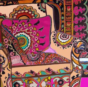Sedia Suzani, 2009 (tecnica mista) da linda arthurs