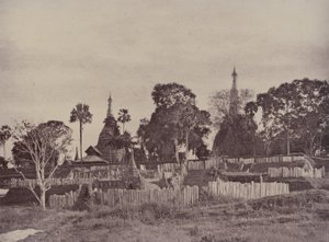 Rangoon: ingresso nord alla pagoda Shwe Dagon da Linnaeus Tripe