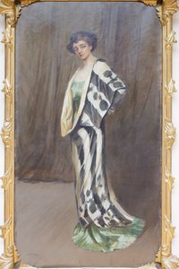 Ritratto di Irma Gramatica da Lino Selvatico
