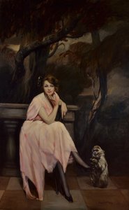 Signorina in rosa da Lino Selvatico