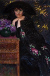 Figura di Donna Ritratto di Violette, 1920