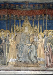 Maestà, 1317 da Lippo Memmi