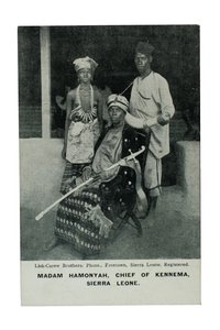 Madam Hamonyah, Capo di Kennema, Sierra Leone, c.1905-07 da Lisk Carew Brothers