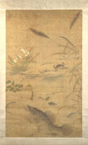 Fiori, pesci e granchi, metà del XVI secolo da Liu Jie